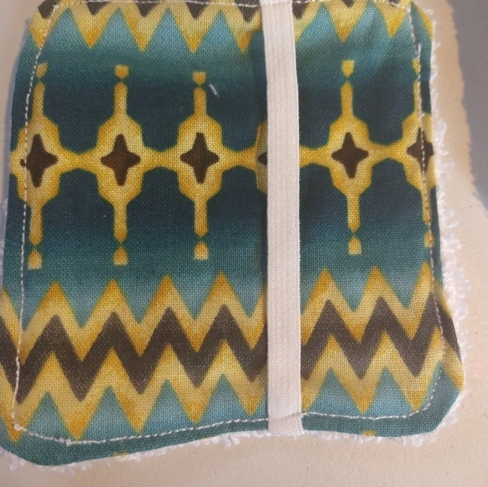 Homemade reusable makeup remover face scrubber 12 pack. 100 cotton.